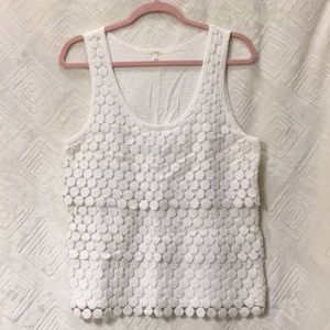 J. Crew textured tank top